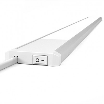 AC 100-240V 13mm Thickness With Rocker Switch Wall Mounted Built-in Driver Led Under Cabinet Lighting