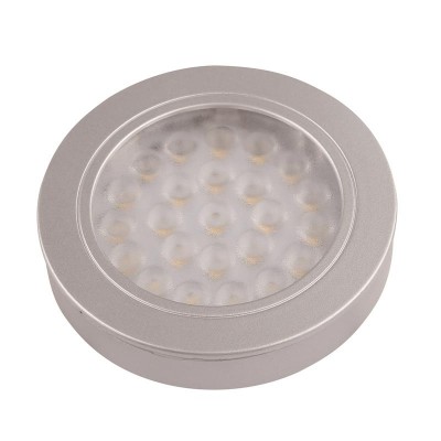 12V DC Wall Mounted Or Recessed Puck Lighting Mini Round Led Under Cabinet Light